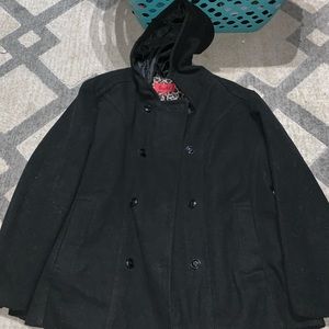 Plus size pea coat